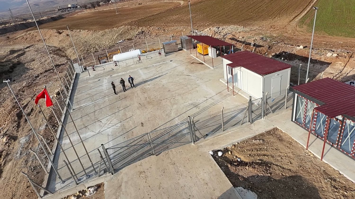 Gercüş CNG istasyonu sahası